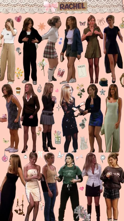 Rachel Green Aesthetic, Estilo Rachel Green, Rachel Outfits, Looks Hip Hop, Green Inspo, Rachel Green Style, Rachel Green Outfits, 90’s Outfits, Friends Outfits