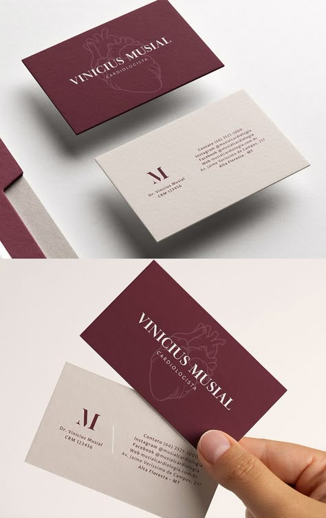 Dr Business Card, Business Card For Designer, Logos Design Inspiration Creative, Interior Designer Visiting Card Ideas, Business Cards Design Ideas, Minimalistic Business Cards, Creative Visiting Cards Design, Brand Card Design, Name Card Design Business