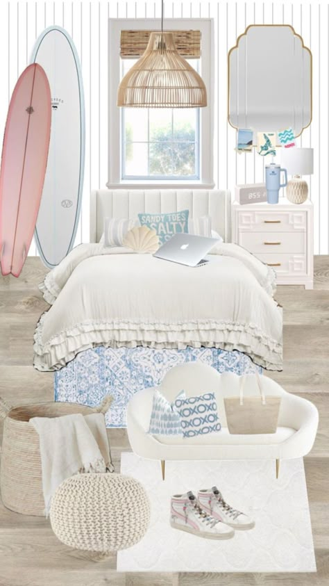 #coastal granddaughter #bedroom ideas #fyp Granddaughter Bedroom Ideas, Beach Girl Room, Coastal Granddaughter Bedroom, Granddaughter Bedroom, Beachy Room Ideas, Coastal Granddaughter Room, Surf Room Decor, Coastal Room Decor, Ocean Room Decor