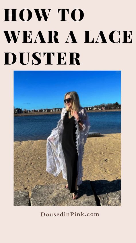 Summer Duster Outfits, Long Lace Cardigan Outfit, Sleeveless Duster Outfit, Cardigan Over Dress Outfit, Lace Duster Outfit, Lace Cardigan Outfit, Maxi Cardigan Outfit, Cardigan Over Dress, Duster Outfit