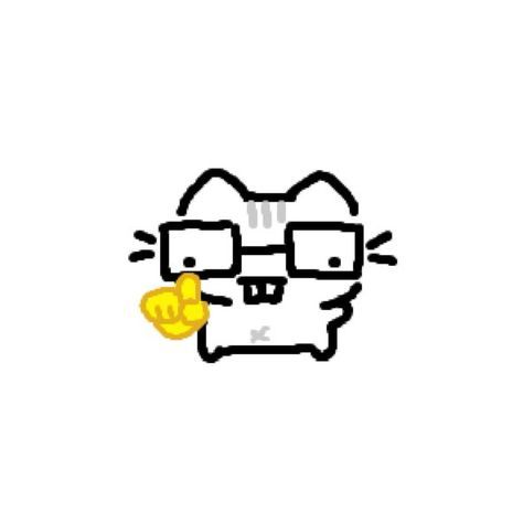 Shy Reaction Pic, Goofy Drawings, Silly Drawings, Drawing Meme, Silly Doodles, Images Hello Kitty, Goofy Drawing, Cat Doodle, Emoji Art