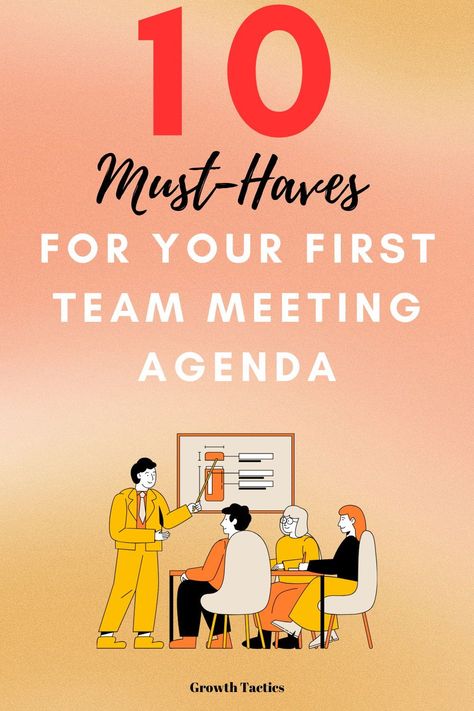 Elevate your leadership with these 10 crucial elements for your first team meeting agenda. From ice breakers to action items, set your team up for success from day one. Team Building Meeting Ideas, Monthly Team Meeting, Effective Meeting Agendas, Leading Team Meetings, Department Meeting Ideas, Weekly Meeting Agenda Work, Agenda For Meeting, Team Meetings Ideas, First Team Meeting