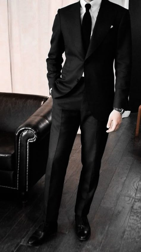 Men Suits Work, Black And White Prom Outfit Men, Male Suit Aesthetic Royal, Guy In Tuxedo Aesthetic, Luxury Wedding Suit, Male Tuxedo Suits, Black Villain Outfit Male, Aesthetic Mafia Man, Nicely Dressed Men