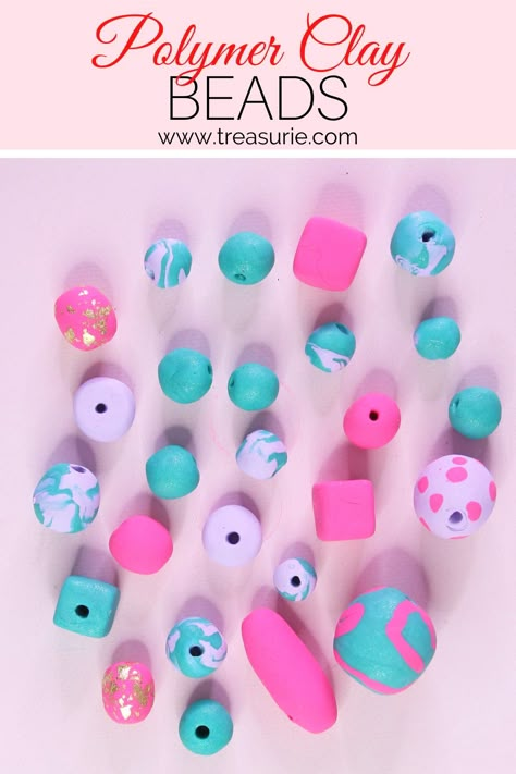 Fimo Clay Beads, Diy Polymer Beads, Make Polymer Clay Beads, Making Polymer Clay Beads, Diy Clay Beads How To Make, Making Clay Beads Diy, Clay Bead Tutorial, Polymer Clay Beads Bracelet Ideas, Diy Polymer Clay Charms