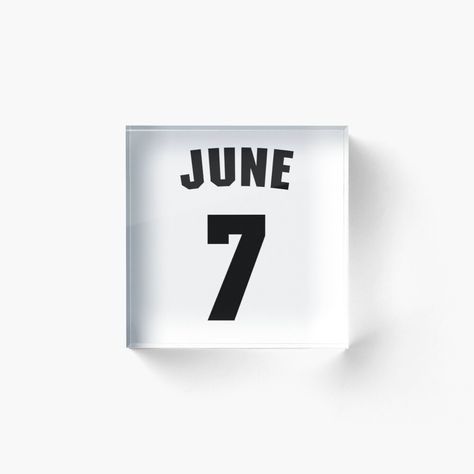 Date of birth 7 June birthday gift sport design by Panya-Design | Redbubble June Design, June Birthday, Birthday Gifts For Teens, Face Pictures, Photography Challenge, Sport Design, Sport Style, 2025 Vision, Date Of Birth