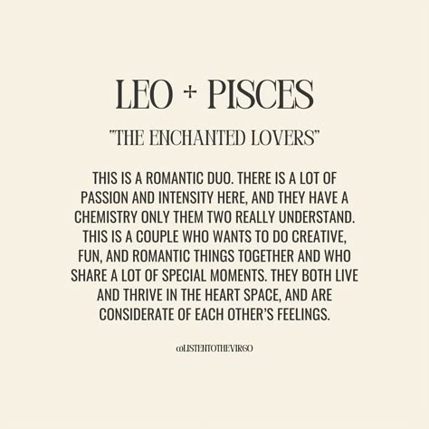 Leo Love Compatibility + What Works ❤️‍🔥 #Listentothevirgo Leo And Virgo Relationship Memes, Leo X Pisces Art, Pisces Leo Relationship, Leo Woman Pisces Man, Leo Pisces Compatibility, Leo Boyfriend Zodiac, Pisces Love Compatibility, Leo Compatibility Chart Love, Pieces And Leo