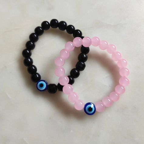 Evil eye Bracelet 🧿🤍 #evileye #nazar #foryou #foryoupage #fyp #fyp #foryoupage #explorepage #exploremore #exploreeverything Evil Eye Bead Bracelet, Evil Eye Accessories, Evil Bracelet, Nazar Bracelet, Buddhism Wallpaper, Girly Bracelets, Bracelet For Girls, Handmade Rakhi, Bead Charms Diy