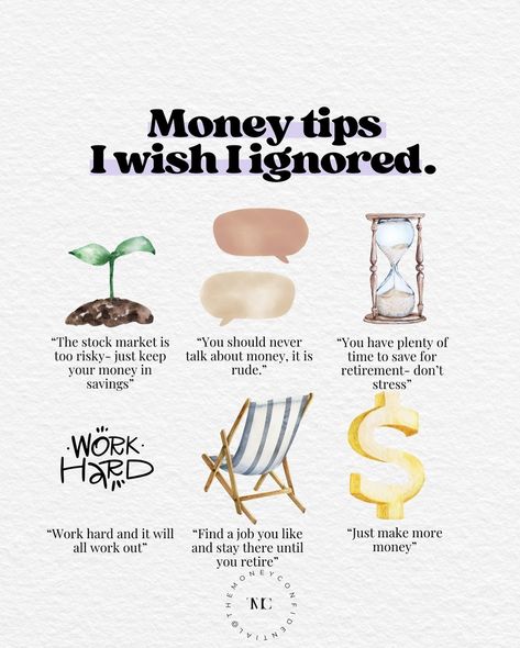 You know that moment when you realize the advice you trusted was actually setting you up for failure? 

Yeah… been there. 😱

🚨But, first: P.S. If you love real, no-BS money talk, hit that follow @themoneyconfidential button so you never miss a post! 💖

If I could go back in time, here are some of the worst money tips I wish I ignored (so you don’t have to learn the hard way):

❌ “The stock market is too risky—just keep your money in savings.”

Sis… inflation is out here eating your savings wh... Money In Savings, Budget Finances, Go Back In Time, Money Talks, That Moment When, Budgeting Finances, When You Realize, The Hard Way, But First