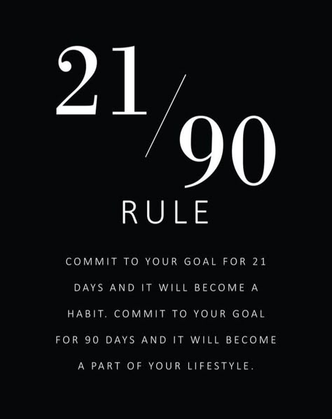 Building habits that last! 💪 Start with 21 days to create a habit, and 90 days to make it a lifestyle. 🌟 It’s not just about the destination, but the journey of consistency, discipline, and small wins along the way. Every day you’re either one step closer or further from your goals—choose wisely! The next 90 days could change your life forever. Are you ready to commit? #21DayRule #90DayRule #HabitBuilding #LifestyleChange #SelfImprovement #DailyRoutine #Motivation #ConsistencyIsKey #SuccessMi... Starting New Habits, 21 Day Habit Challenge, Consistency Word Of The Year, 90 Day Hard Challenge, What You Are Not Changing You're Choosing Aesthetic, How To Build Discipline And Consistency, 21 Days To Make A Habit, Winning Aesthetic, Motto For Life