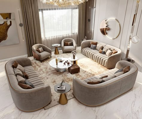 Sofa Cumbed Design, Luxury Sofa Living Room, Latest Sofa, Latest Sofa Designs, Luxury Furniture Sofa, Luxury Sofa Design, Latest Living Room Designs, Living Room Furniture Layout, Modern Sofa Living Room