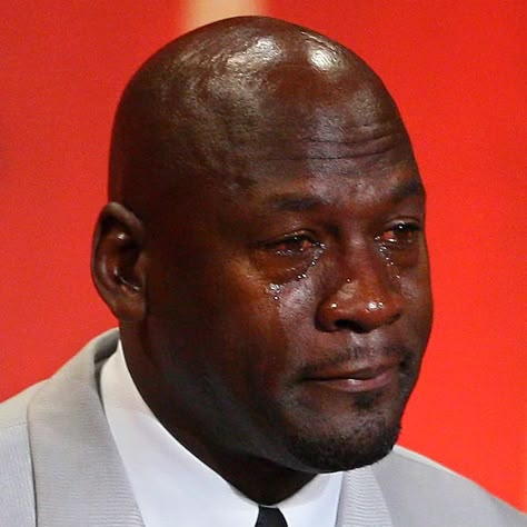 The Evolution Of The Michael Jordan Crying Face Meme : The Two-Way : NPR Michael Jordan Meme, Plumbing Memes, Chat Replies, Jordan Meme, Crying Face, Billy Elliot, Dental Life, What Do You Meme, Dental Humor