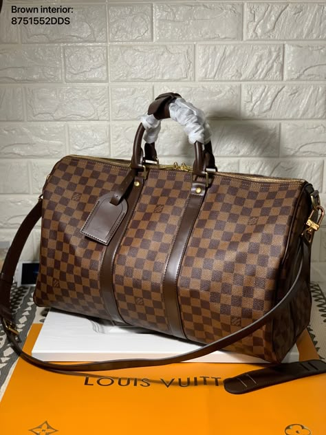 Louis Vuitton Carry On, Duffle Bag Louis Vuitton, Lv Duffel Bag, Lv Luggage Travel, Louis Vuitton Big Bag, Handbags Wallpaper, Louis Vuitton Brown Bag, Louis Vuitton Travel Luggage, Lv Duffle Bag