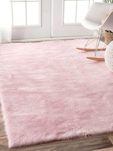 nuLOOM Salas Shag Rug Dekorasi Kamar Tidur, Pastel Decor, Pink Area Rug, Pink Nursery, Rugs Usa, Shag Area Rug, Pink Room, Pink Bedroom, Bedroom Carpet