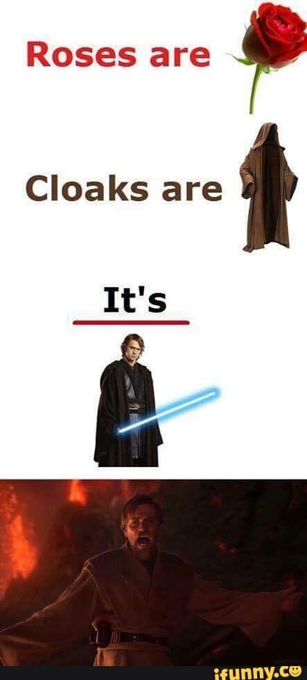 High Ground Star Wars, Prequels Star Wars, Red Star Wars, I Have The High Ground, Funny Star Wars Memes, Prequel Memes, Star Wars Meme, Yoda Funny, Star Wars Quotes