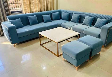 Sofa Design Living Rooms Luxury, Latest Sofa Set Designs, Luxury Chair Design, Sofa Cumbed Design, Sofa Set Design, L Shape Sofa Set, Sofa Couch Design, Latest Sofa, Dream Sofa