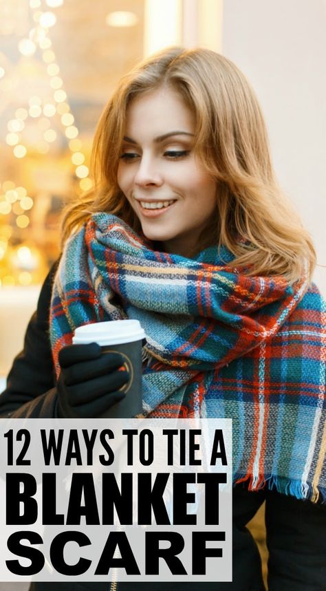 Blanket Scarf Tutorial, Tie A Blanket Scarf, Diy Blanket Scarf, How To Wear Belts, How To Wear A Blanket Scarf, White Sweater Outfit, Wearing A Scarf, Preppy Fall Outfits, Oversized Sweater Outfit