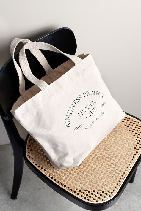 School Merch, Tote Bag Business, Tote Bag Inspo, Branded Tote Bags, Totes Ideas, Minimalist Tote Bag, Canvas Bag Design, Minimalist Tote, Quote Tote Bag