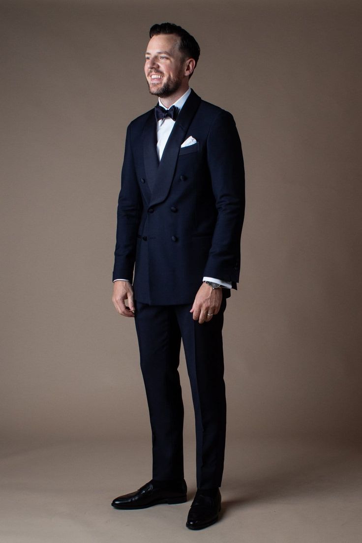 Our classic tuxedo is timeless, traditional and will never go out of style. It's made from a barathea fabric (wool & mohair) which is the original fabric used for tuxedos dating back hundreds of years. It's designed to keep a crisp and clean drape even after long hours on the dance floor. This is the only tuxedo you will ever need; you can wear it year-round no matter the season, weather or occasion. Custom Tuxedo, Tuxedo Vest, Classic Tuxedo, Polo Tee Shirts, Best Dressed Man, Suit Ideas, Sleeve Packaging, Tuxedo Shirts, Suit Shirts