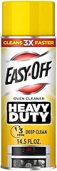 Easy Off Heavy Duty Oven Cleaner, Destroys Tough Burnt on Food and Grease, Lemon Scent, 14.5 oz Can