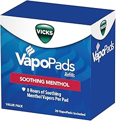 Vicks VapoPads, 20 Count – Soothing Menthol Vapor Pads for Vicks Humidifiers, Vaporizers, Waterless Vaporizers, and Plug-Ins,