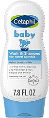 Cetaphil Baby Shampoo and Body Wash with Organic Calendula, Tear Free, Hypoallergenic, Ideal for Everyday Use, Dermatologist 