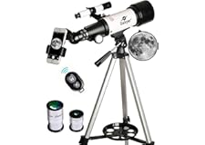 Gskyer Telescope, 70mm Aperture 400mm AZ Mount Astronomical Refracting Telescope for Kids Beginners - Travel Telescope with C