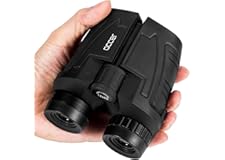 Occer 12x25 Compact Binoculars for Adults and Kids, Large Eyepiece Waterproof Binocular with Low Light Vision,High Powered Ea