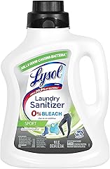 Lysol Sport Laundry Sanitizer Additive, Sanitizing Liquid for Gym Clothes and Activewear, Eliminates Odor Causing Bacteria, 9