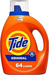 Tide Liquid Laundry Detergent Soap, Original Scent, HE Compatible, 64 Loads, 84 fl oz