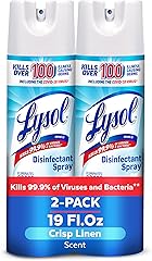 Lysol Disinfectant Spray, Household Essential Cleaning Supplies, Multi-Purpose Room Spray, Antibacterial Sanitizer Spray, Uph