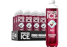 Sparkling Ice, Black Cherry Sparkling Water, Zero Sugar Flavored Water, with Vitamins and Antioxidants, Low Calorie Beverage,