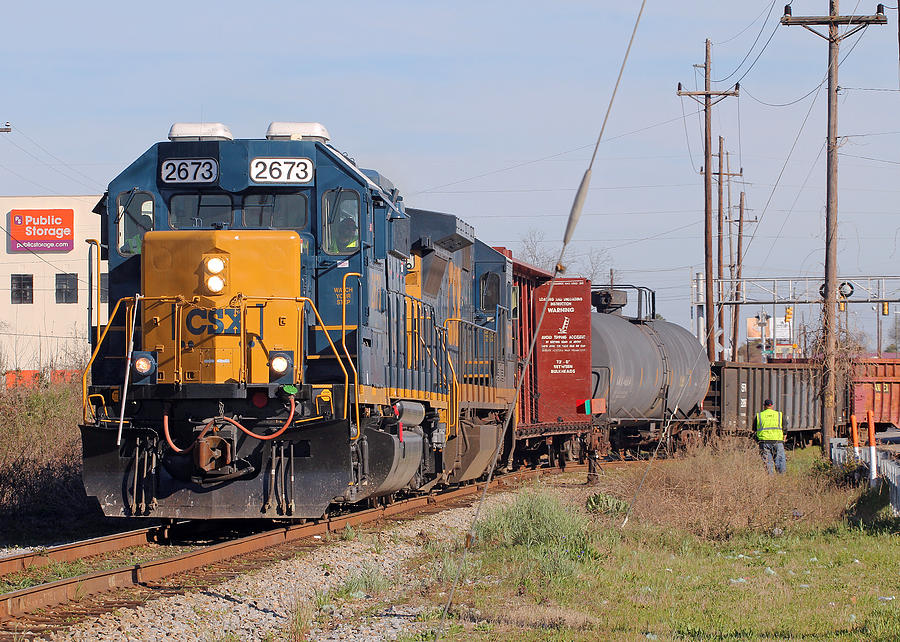 Csx Gp38-2 #2673 4 by Joseph C Hinson