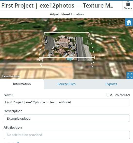 WebODM asset in Cesium