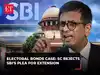 Electoral Bonds case: SC rejects SBI's plea seeking extension to disclose details