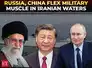 Putin, Xi & Khamenei unite against Trump? China, Russia & Iran hold naval drills near Chabahar port