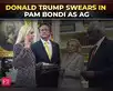 Trump swears in Pam Bondi as Attorney General:Image