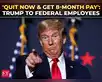 Trump admin offers buyout for federal employees:Image