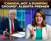 Image for Alberta Premier fires back at Trump's tariffs