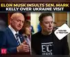 Image for ‘You’re a traitor’: Musk slams Sen. Mark Kelly on Ukraine visit