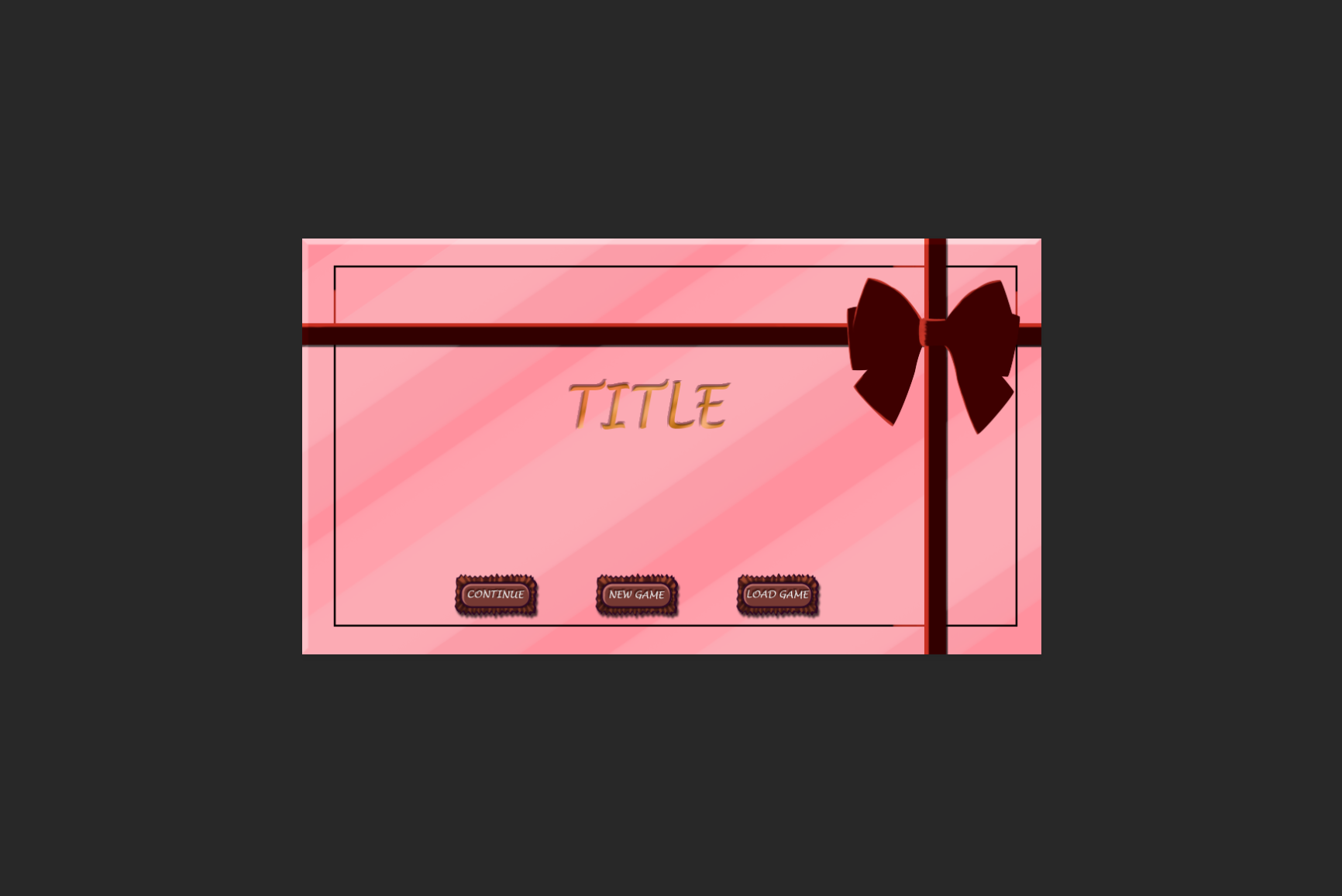 Dating Sim - Box of Chocolates UI (.psd)