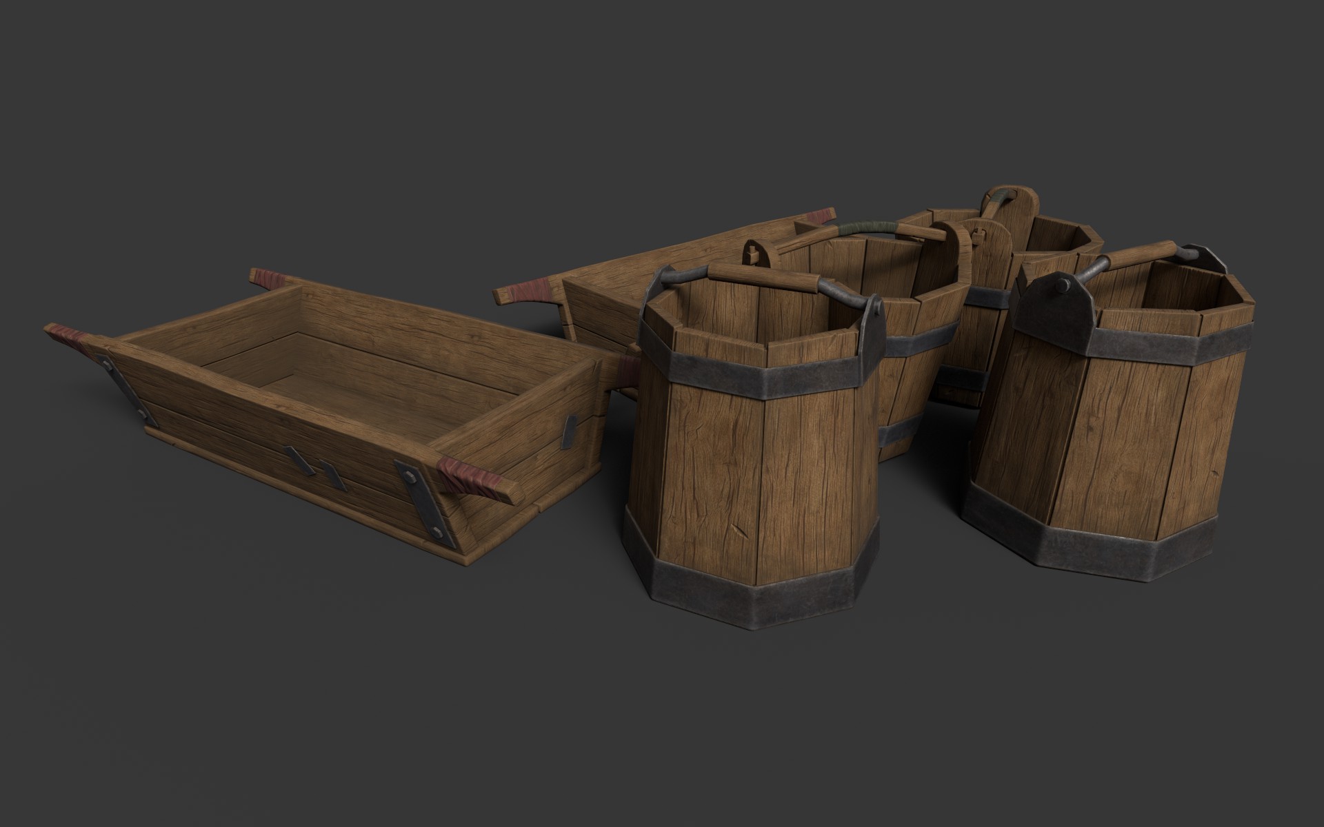 Wooden Buckets