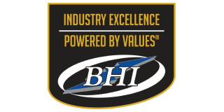 Virksomhedslogo for BHI