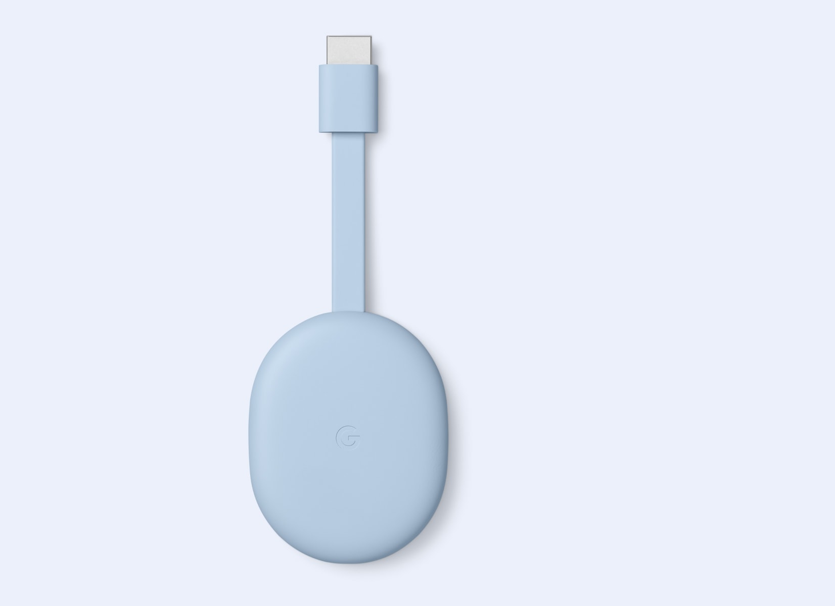 Front view of Chromecast in Sky