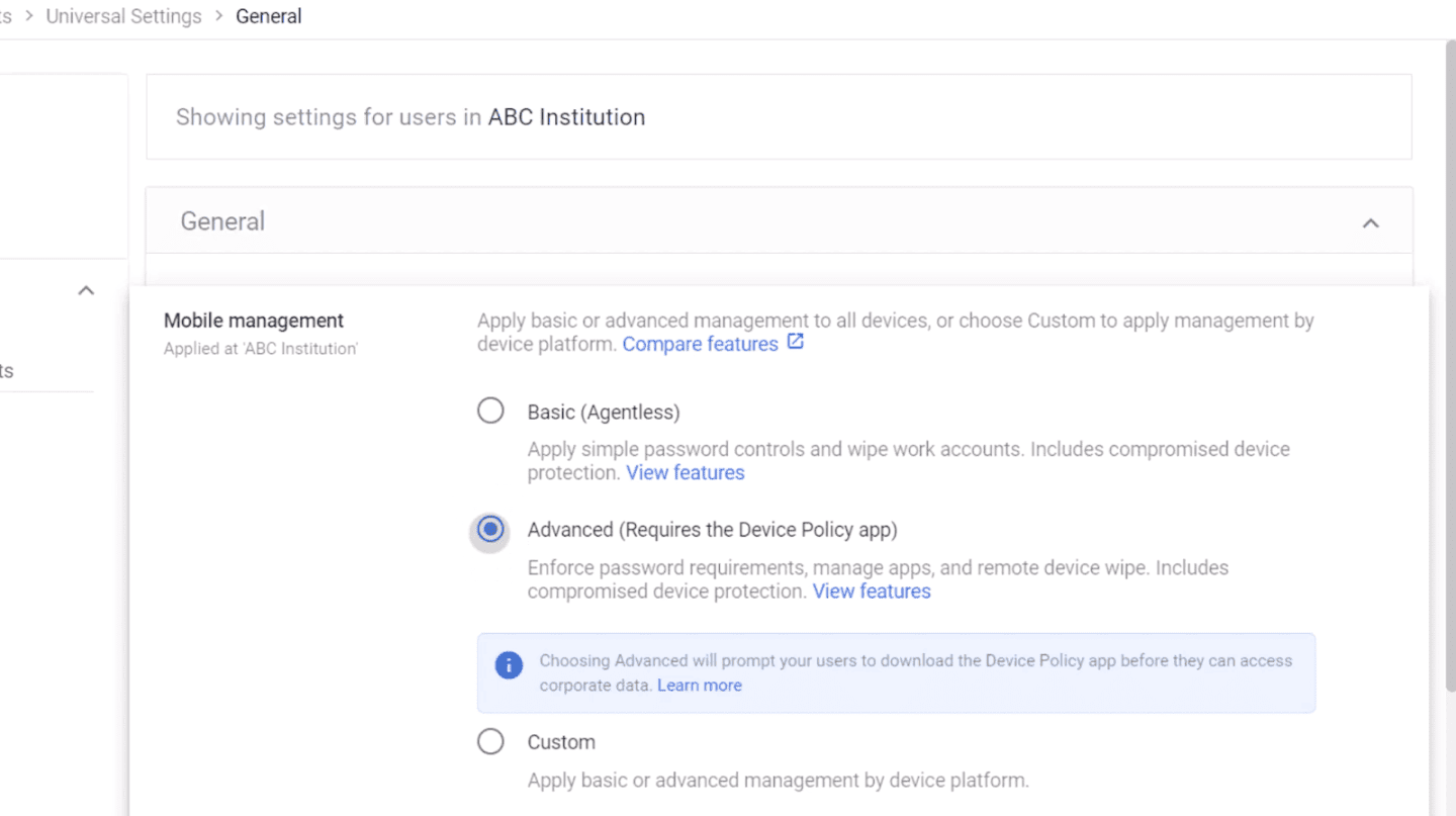 Watch video: Endpoint management: securing Android, iOS, and Windows 10 devices