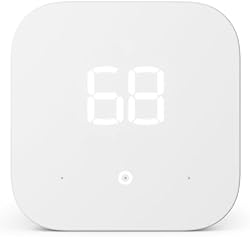 Amazon Smart Thermostat – Save money and energy - Works with Alexa and Ring - C-wire required