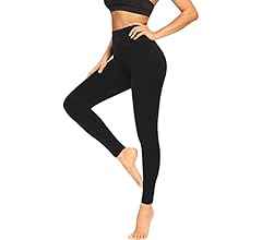 Soft Leggings for Women - High Waisted Tummy Control No See Through Workout Yoga Pants