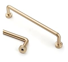 Asidrama 10 Pack 5 Inch(128mm) Brushed Brass Kitchen Cabinet Handles, Cabinet Pulls Kitchen Cabinet Hardware for Cupboard D…