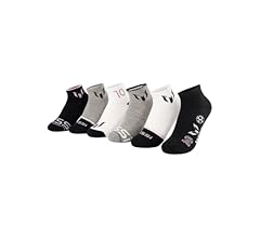 Messi Boys' Lifestyle Ankle, 6-Pack Kids Socks, Soft & Stretchy, Comfortable