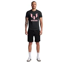 Messi Men's Lifestyle Short Sleeve T-Shirt, Standard Fit Graphic Tee, Cotton Jersey Knit