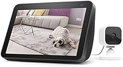 Echo Show 8 (2nd Gen, 2021 release) - Charcoal bundle with Blink Mini